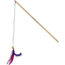 Normadia Tüylü Kedi Oltası 50 Cm, Eğlenceli ve Dayanıklı Kedi Oyuncağı