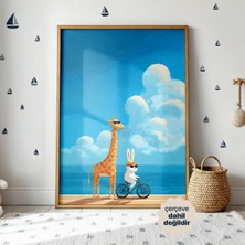 Persona Istanbul Artificial Collection Yaz Arkadaşlığı - Zürafa ve Tavşan Posteri (Çerçevesiz)