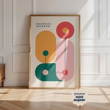 Persona Istanbul Bauhaus Modern - Pastel Geometrik Denge Posteri (Çerçevesiz)