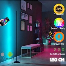 Rgb Oda Aydınlatma Sistemi Full Renk Çok Özellik Telefon Kontrollü 120 cm
