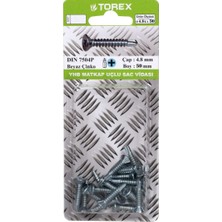 Torex Yhb Matkap Uçlu Sac Vidası 4.8X50 mm DIN7504P, 1p=6 Adet