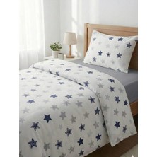 Alpateks Home 120X200CM Yataklara Özel %100 Pamuklu Çarşafı Lastikli Tek Kişilik Nevresim Takımı