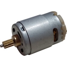 Devre Dünyası Ever RS-365 Dc 9V 9750RPM Dc Motor 6mm Çaplı Metal Dişli (Çap 27.5mm Uzunluk 57MM) Hobi Oyuncak Elektrik Deney Motoru