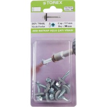 Torex Matkap Uçlu Çatı Vidası 5.5X38 mm DIN7504K Akb, 1p=4 Adet