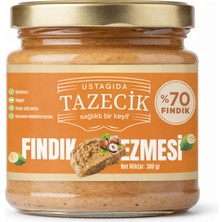 Ustagıda Tazecik %70 Fındık Ezmesi 300 Gram Glütensiz - Vegan