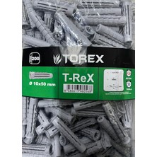 Torex Çok Amaçlı Dübel T-Rex 10X50 Mm, 1P=200 Adet