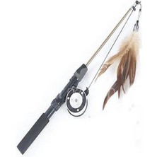 Normadia Düzenli ve Eğlenceli Oyun Için 43CM Makaralı Kedi Oltası