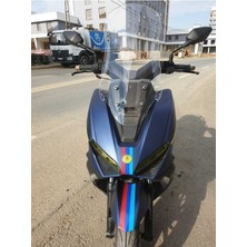 Motocam Rks Vieste 249 Ön Cam 2022-2025 Model 75CM Şeffaf Renkli 4mm Uzun