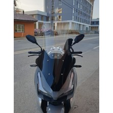 Motocam Kral Arneb 150 Ön Cam 2023-2025 Model 78CM Şeffaf Renkli 4mm Uzun