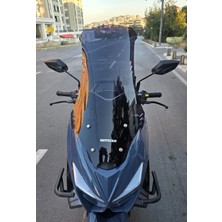 Motocam Küba Newcity 125 Ön Cam 2023-2025 Model 75CM Siyah Renkli 4mm Uzun