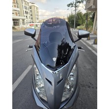 Motocam Peugeot Satelis Ön Cam 2006-2014 Model 63CM Siyah Renkli 4mm