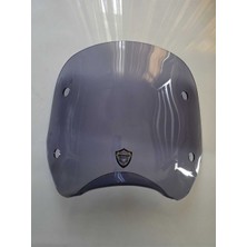 Motocam Piaggio Beverly 500 Ön Uzatma Camı 2001-2007 Model 34CM Füme Renkli 4mm Aparatsız