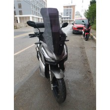 Motocam Küba Rubano 150 Ön Cam 2023-2025 Model 78CM Siyah Renkli 4mm