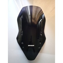 Motocam Kymco Cv3 550 Ön Cam 2022-2024 Model 80CM Siyah Renkli 4mm