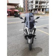 Motocam Kymco Skytown 125 Ön Cam 2023-2025 Model 72CM Füme Renkli 4mm Uzun