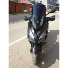 Motocam Kymco Xciting 400 I Ön Cam 2008-2017 Model 72CM Siyah Renkli 4mm Uzun