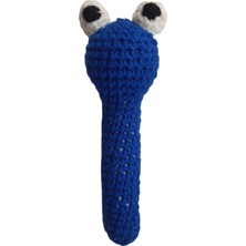 Normadia Mavi Kurbağa Evcil Hayvan Oyuncağı, Isırma ve Kemirme Aktiviteleri Için