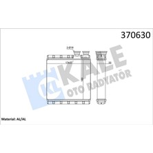 Kalorifer Radyatörü Vw Polo T-Cross-Seat Arona Ibıza 5 1.0 1.5tsı 1.6tdı 2017 Audı 2.5 3.0 3.5 4.0tfsı 2018BORUSUZ Brazıng Al 160X174.5X33 2Q0819030A