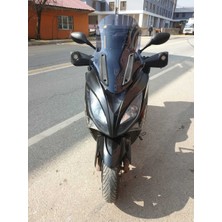 Motocam Kymco Xciting 400 I Ön Cam 2008-2017 Model 72CM Füme Renkli 4mm Uzun