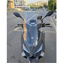 Motocam Volta Revolt Rsx4 Ön Cam 2022-2025 Model 65CM Şeffaf Renkli 4mm Orta Boylu
