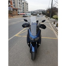 Motocam Yamaha Nmax Ön Cam 2021-2024 Model 72CM Şeffaf Renkli 4mm Uzun