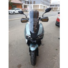 Motocam Rks Freccia 150 Ön Cam 2022-2025 Model 75CM Şeffaf Renkli 4mm Uzun