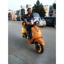 Motocam Yuki Gelato 150 Ön Cam 2023-2025 Model 43CM Şeffaf Renkli 4mm Aparatsız