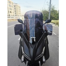 Motocam Yamaha Xmax Ön Cam 2014-2017 Model 59CM Siyah Renkli 4mm Elcikli