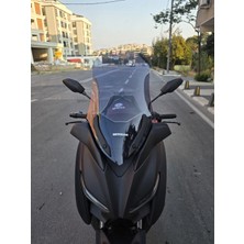 Motocam Yamaha Xmax Ön Cam 2018-2022 Model 65CM Füme Renkli 4mm