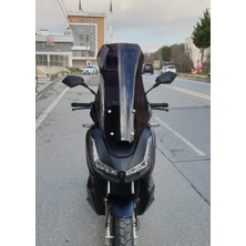 Motocam Salcano Wind 150 Ön Cam 2023-2025 Model 75CM Siyah Renkli 4mm