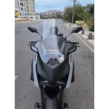 Motocam Yamaha Xmax Techmax Ön Cam 2025 Model 63CM Şeffaf Renkli 4mm Asansörlü