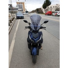 Motocam Küba Arome 125 Ön Cam 2023-2025 Model 54CM Füme Renkli Sportif