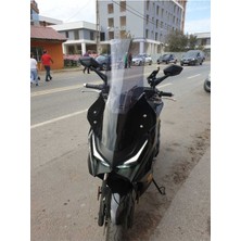Motocam Kymco Krv 200 Ön Cam 2022-2025 Model 75CM Füme Renkli 4mm Uzun