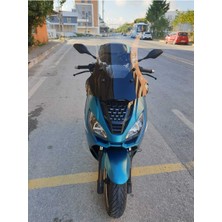 Motocam Peugeot Pulsion 125 Ön Cam 2022-2025 Model 68CM Şeffaf Renkli 4mm Uzun