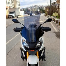 Motocam Peugeot Xp 400 Ön Cam 2023-2025 Model 61CM Füme Renkli 4mm Orta Boylu