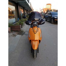 Motocam Yuki Gelato 150 Ön Cam 2023-2025 Model 43CM Siyah Renkli 4mm Aparatsız