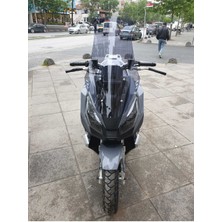 Motocam Rmg Moto Gusto Dream 150 Ön Cam 2023-2025 Model 65CM Füme Renkli 4mm Orta Boylu