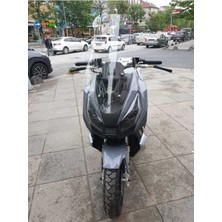 Motocam Rmg Moto Gusto Dream 150 Ön Cam 2023-2025 Model 75CM Şeffaf Renkli 4mm Uzun