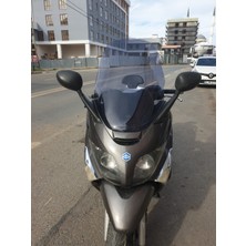 Motocam Piaggio x Evo 250 Ön Cam 2008-2016 Model 70CM Füme Renkli 4mm Uzun