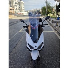 Motocam Rks Vieste 249 Ön Cam 2022-2025 Model 78CM Füme Renkli 4mm Uzun