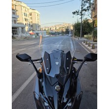 Motocam Sym Maxsym Tl 508 Ön Cam 2022-2025 Model 65CM Şeffaf Renkli 4mm