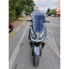 Motocam Volta Revolt Rm5 Ön Cam 2020-2021 Model 65CM Füme Renkli 4mm Orta Boylu