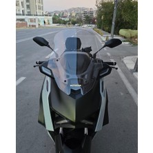 Motocam Yamaha Xmax Techmax Ön Cam 2025 Model 52CM Şeffaf Renkli 4mm Asansörlü