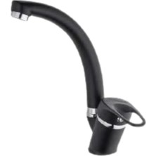 Nobel Beta Mix Kuğu Lavabo Bataryası, Siyah, 40 mm