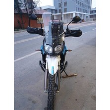 Motocam Voge Rally 250 Ön Cam 2022-2025 Model 51CM Şeffaf Renkli 4mm