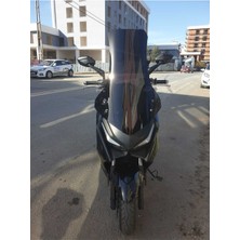 Motocam Kymco Krv 200 Ön Cam 2022-2025 Model 75CM Siyah Renkli 4mm Uzun
