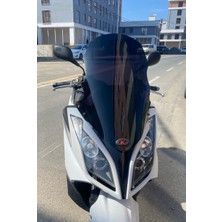 Motocam Kymco Xtown 250 I Ön Cam 2016-2024 Model 78CM Siyah Renkli 4mm Uzun