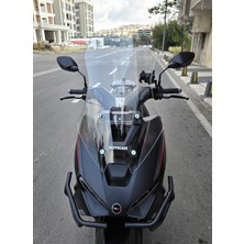 Motocam Rks Lince 125 Ön Cam 2021-2025 Model 55CM Şeffaf Renkli 4mm Kısa