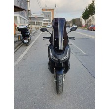 Motocam Skyjet Rivero 125 Ön Cam 2025 Model 57CM Siyah Renkli 4mm Sportif