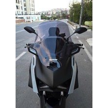 Motocam Yamaha Xmax Techmax Ön Cam 2025 Model 52CM Füme Renkli 4mm Asansörlü